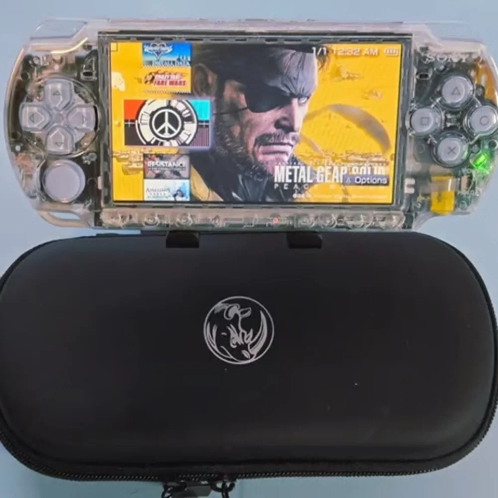 Sony Clear Handheld Console with Black Case